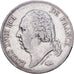 Francja, Louis XVIII, 5 Francs, 1824, Lille, Srebro, EF(40-45), Gadoury:614