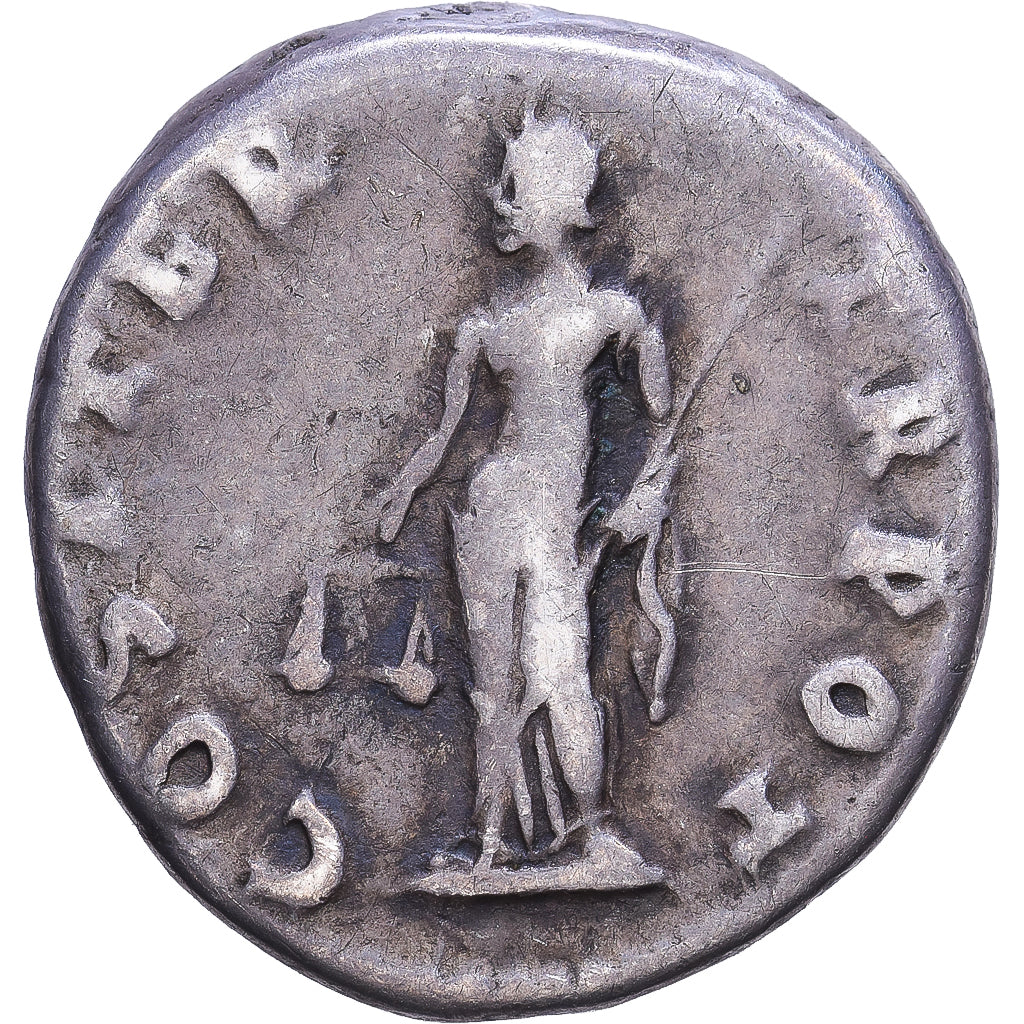 Roman Empire, Vespasian, Denarius, 70, Rome, Argento, MB, RIC:21
