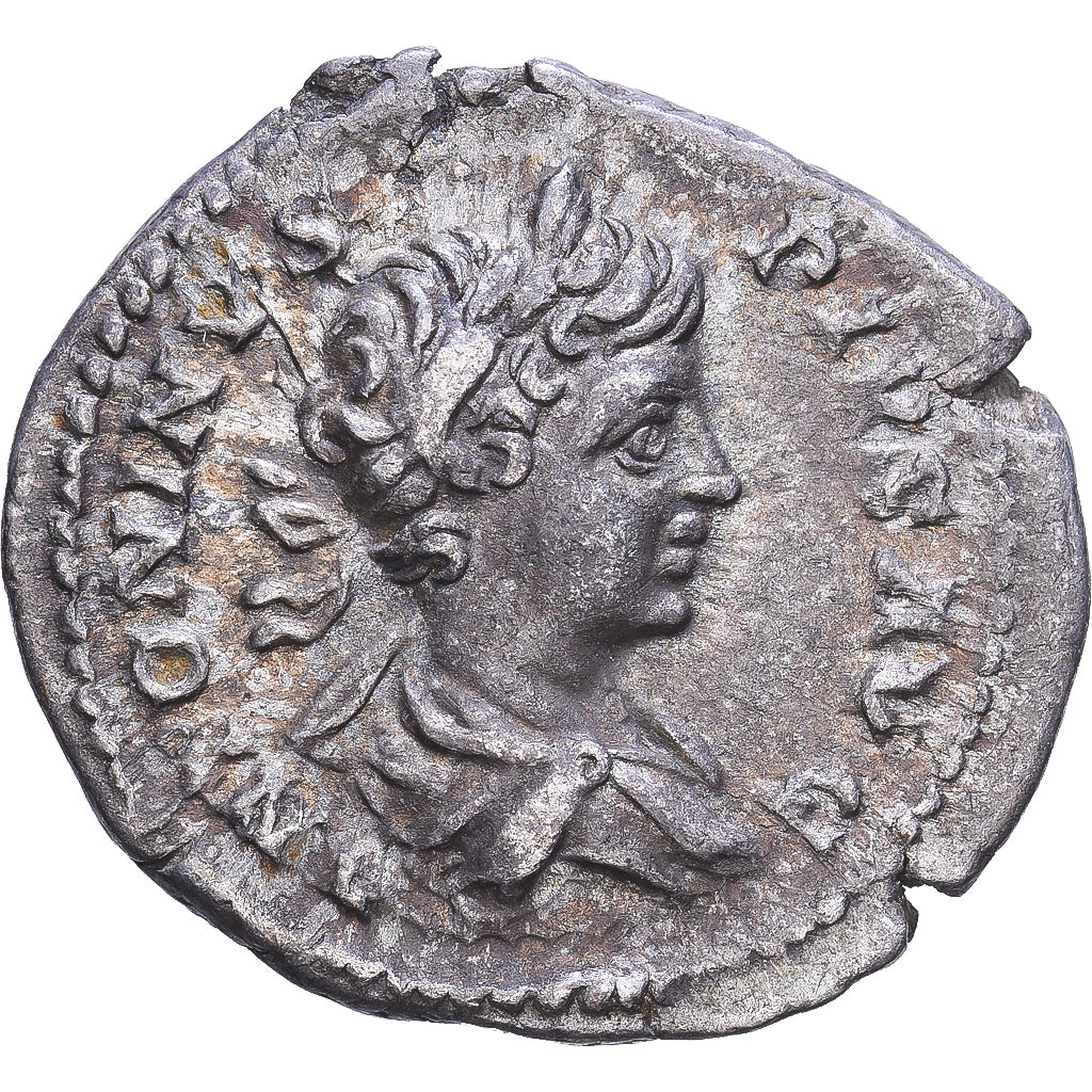 Roman Empire, Caracalla, Denarius, 201-206, Rome, Plata, MBC+, RIC:149a