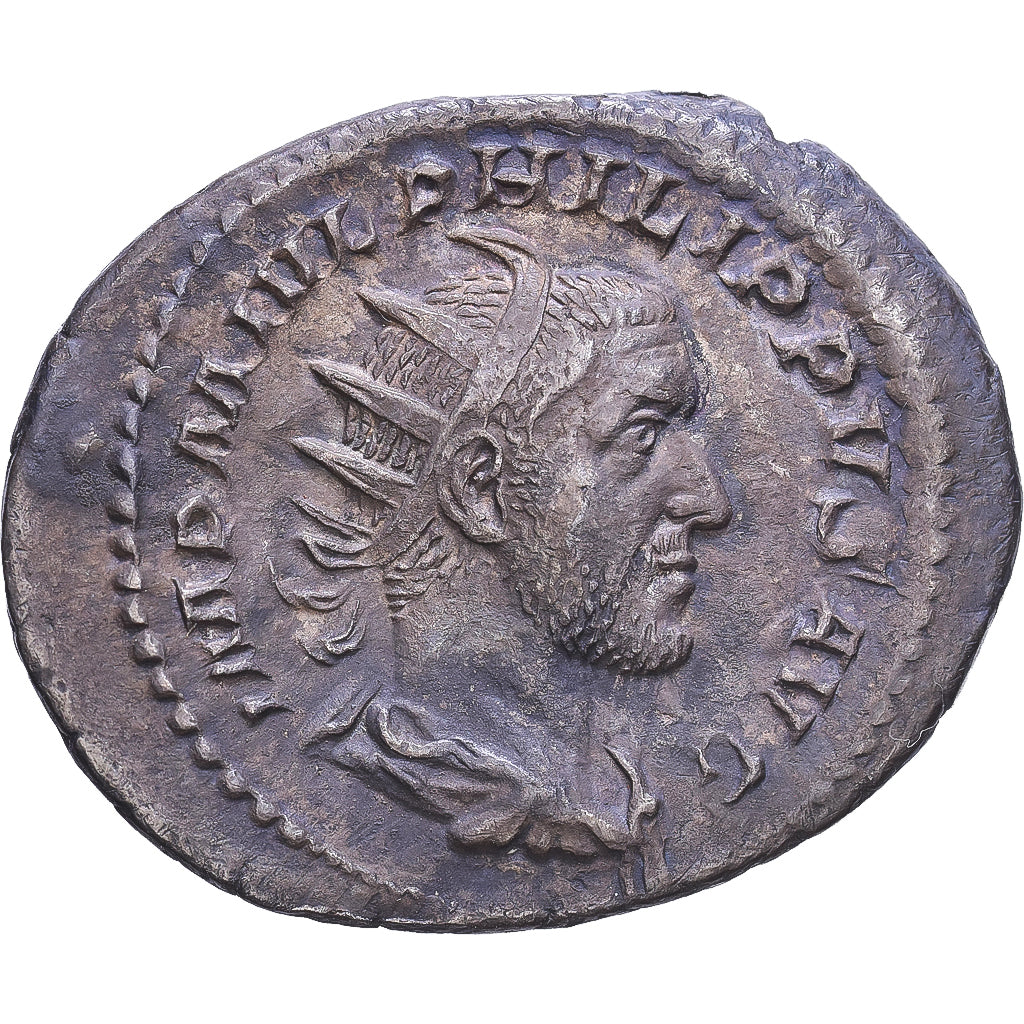Roman Empire, Philippus I Arabs, Antoninianus, 245, Rome, Zilver, ZF+, RIC:2b