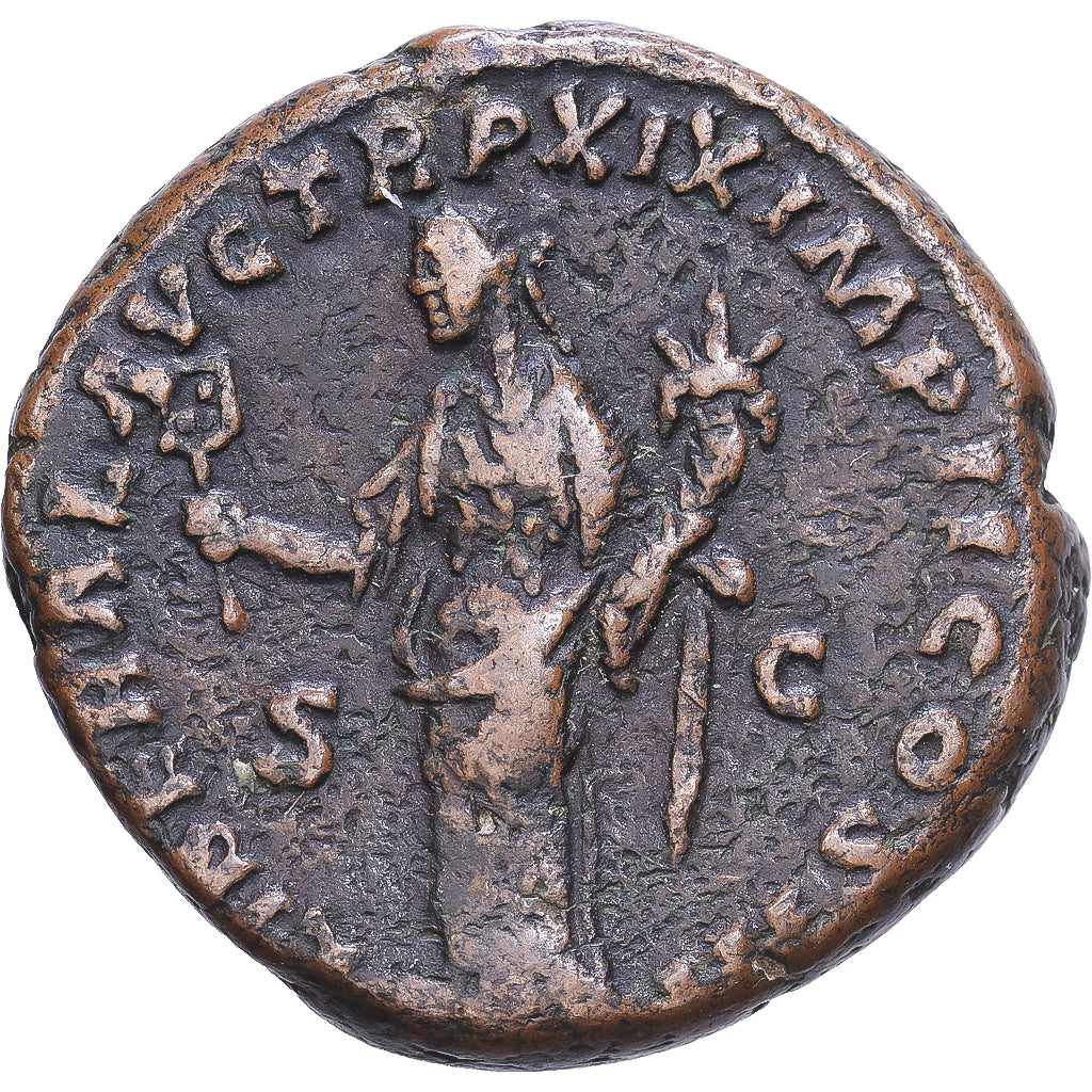 Roman Empire, Marcus Aurelius, As, 164-165, Rome, Bronze, SS, RIC:894