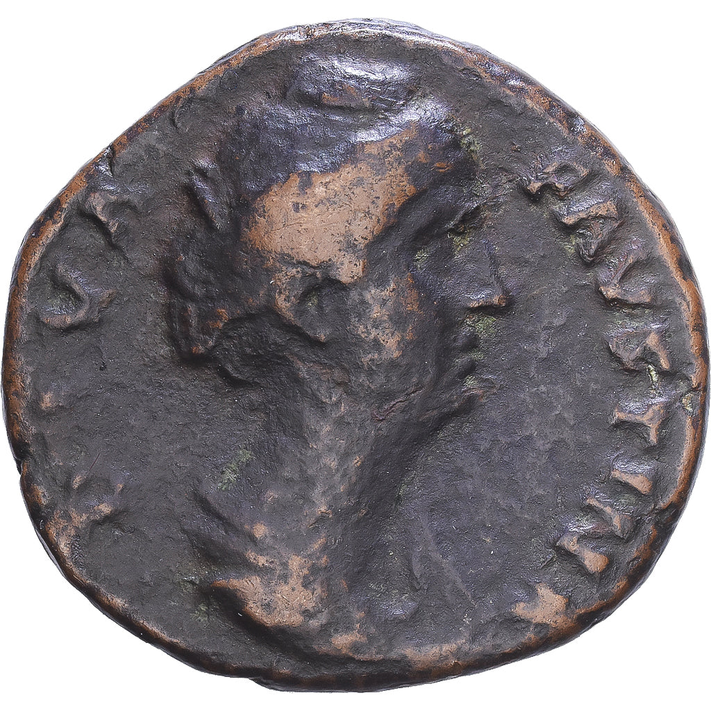 Roman Empire, Diva Faustina I, As, 141, Rome, Bronce, BC+, RIC:1164