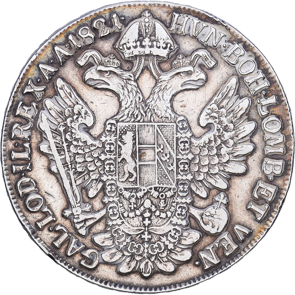 Autriche, Franz I, Thaler, 1821, Venise, Argent, TTB, KM:2162