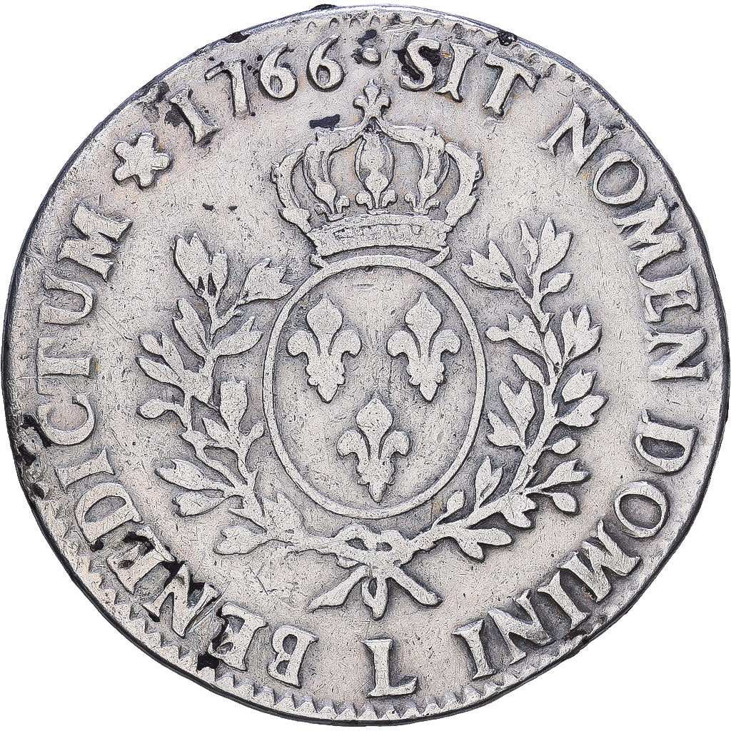 Frankreich, Louis XV, Écu au bandeau, 1766, Bayonne, Silber, S, Gadoury:322