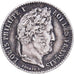 Frankrijk, Louis Philippe I, 1/4 Franc, 1842, Rouen, Zilver, ZF, Gadoury:355
