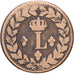 France, Louis XVIII, 1 Décime, 1815, Strasbourg, Bronze, TB, Gadoury:196c