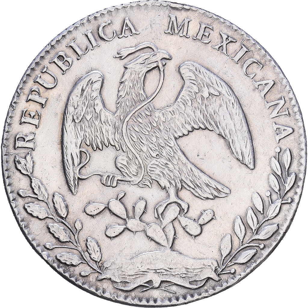 Mexico, 8 Reales, 1881, Guanajuato, Silver, EF(40-45), KM:377