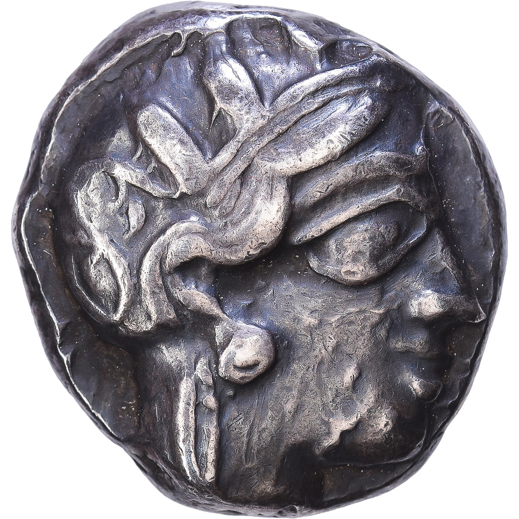 Attica, Tetradrachm, 5th-4th centuries BC, Athens, Silver, VF(30-35)