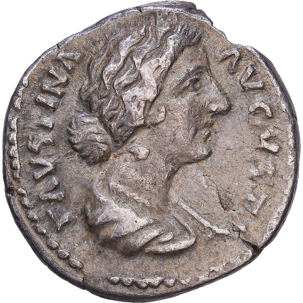 Roman Empire, Faustina II, Denarius, 161-164, Rome, Silber, S+, Cohen:111