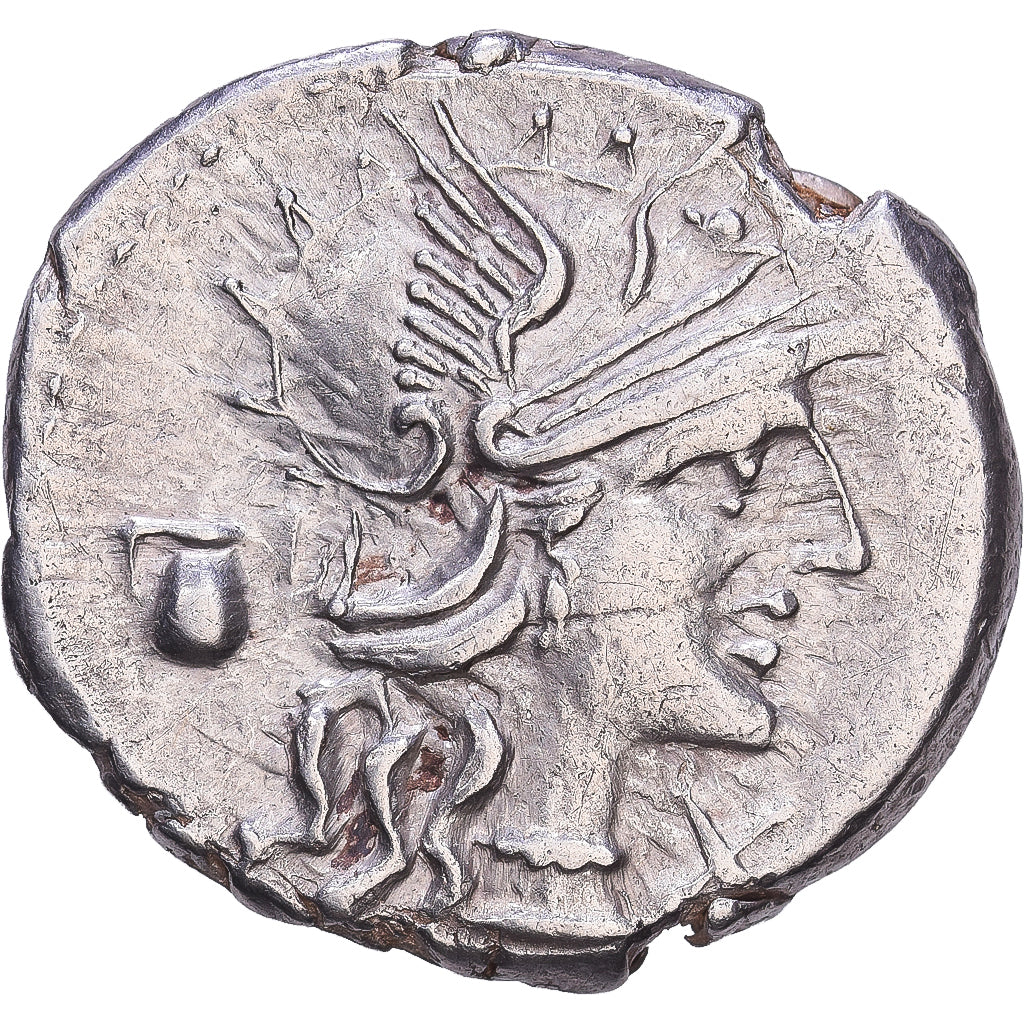 Roman Republic, Pompeia, Denarius, 137 BC, Rome, Silver, EF(40-45)