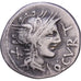 Roman Republic, Curtia, Denarius, 116-115 BC, Rome, Silver, VF(30-35)