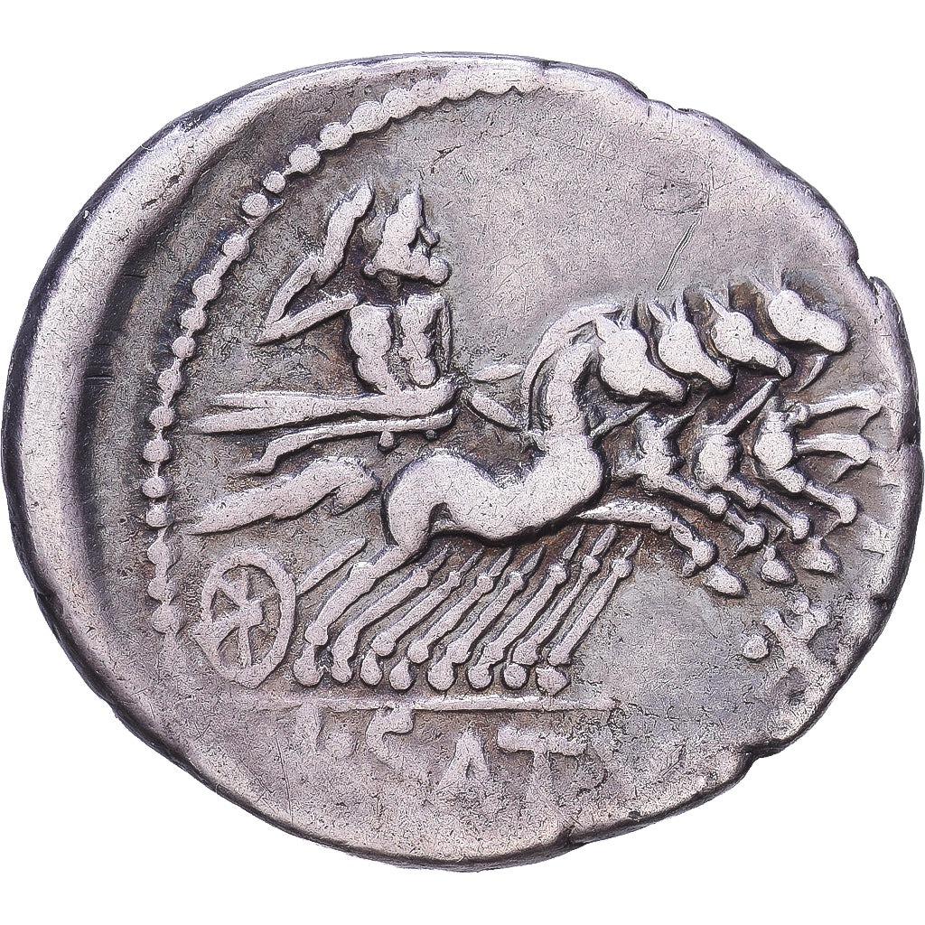 Roman Republic, Appuleia, Denarius, 104 BC, Rome, Zilver, FR+, Crawford:317/3b