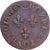 Frankreich, Henri IV, Double Tournois, 1607, Paris, Kupfer, SS, Gadoury:538