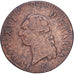 France, Louis XVI, Sol, 1786, Lille, Copper, VF(30-35), Gadoury:350