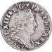 France, Louis XIV, 5 Sols aux insignes, 1703, Strasbourg, Silver, VF(30-35)
