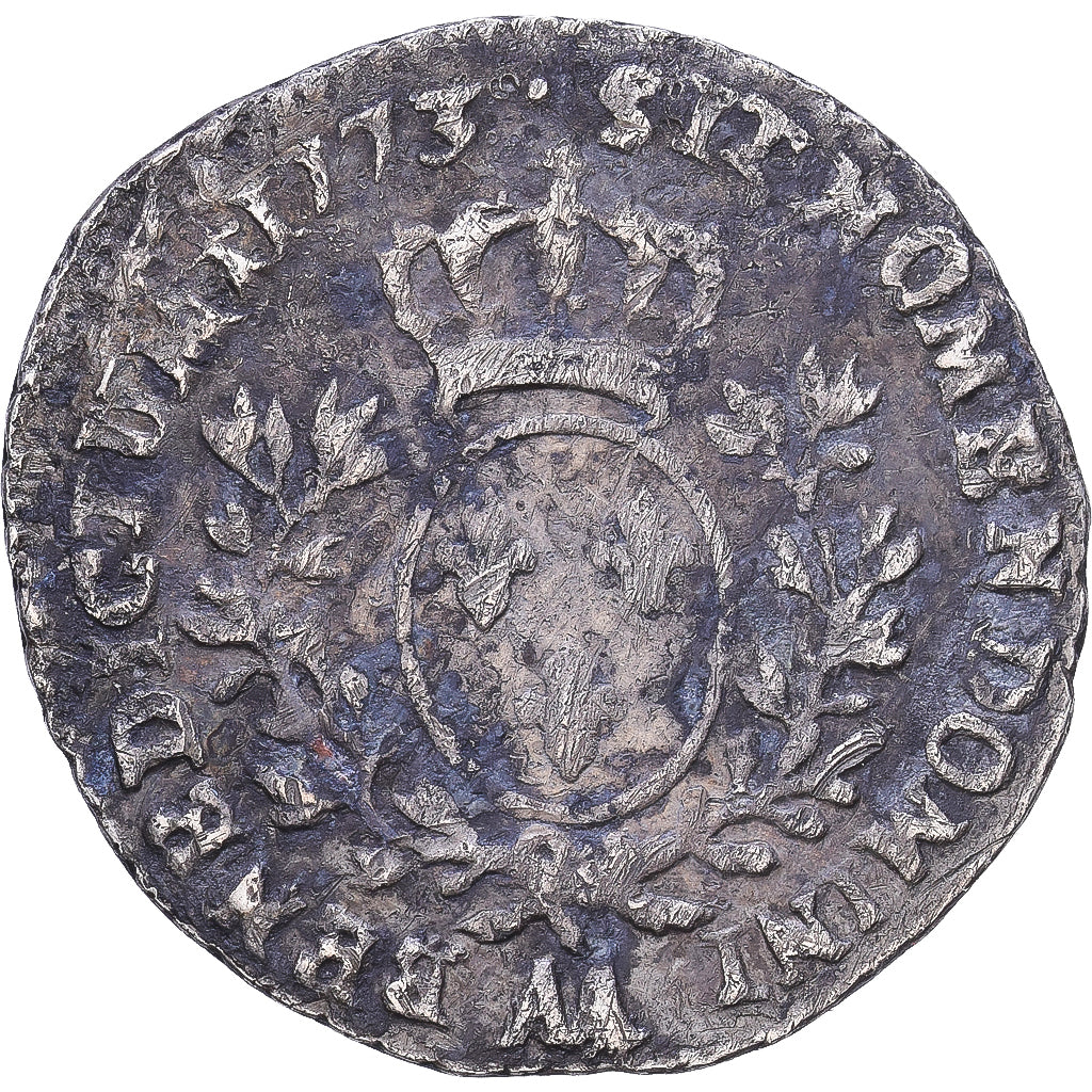 Frankreich, Louis XV, 1/10 Ecu à la vieille tête, 1773, Metz, Silber, S+