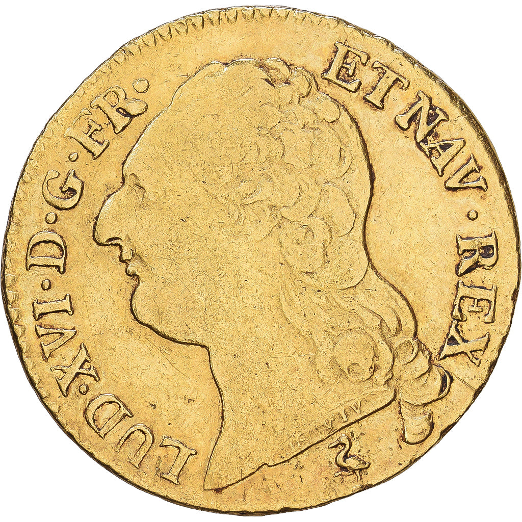 Frankreich, Louis XVI, Louis d'or à la tête nue, 1786, Paris, Gold, S+
