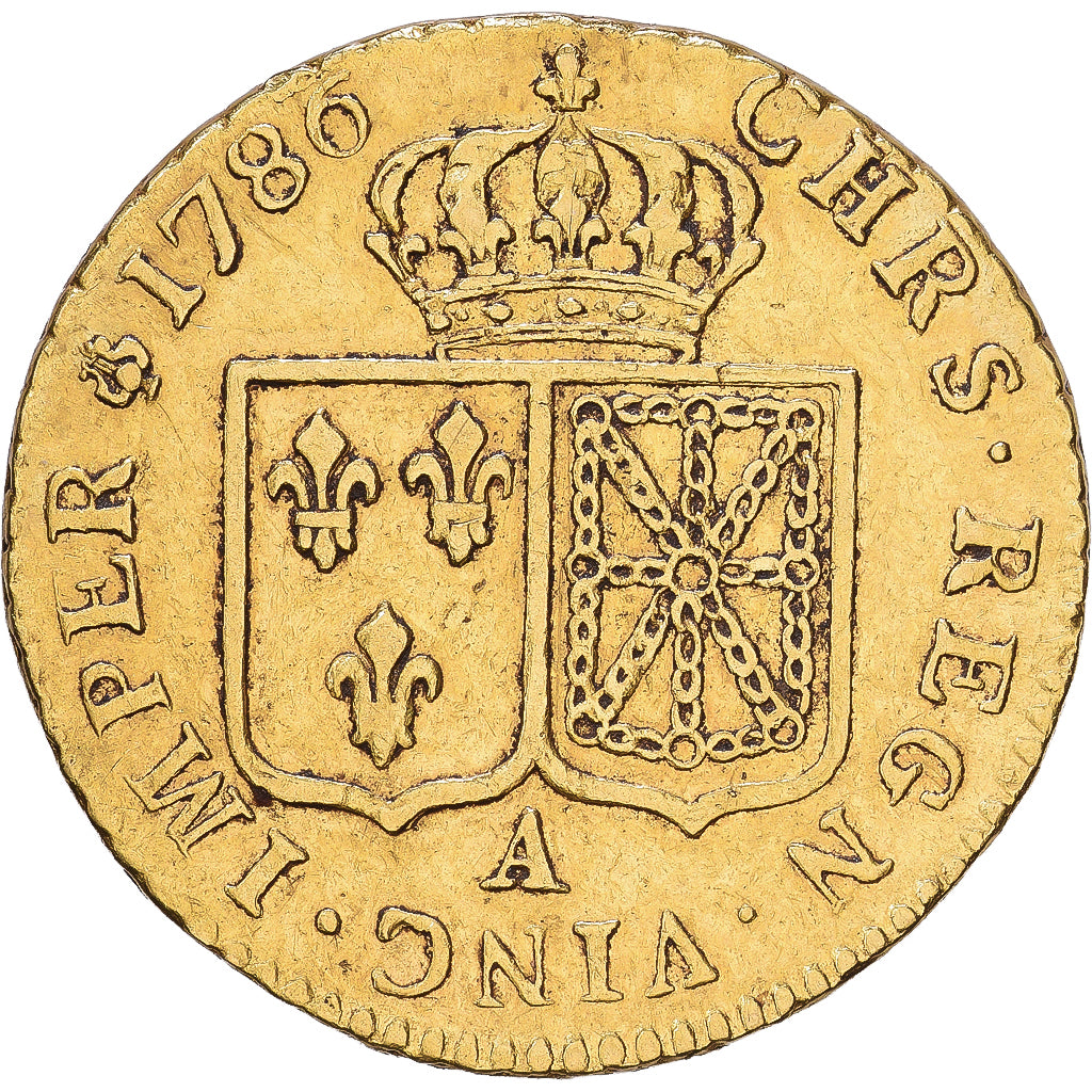 Frankreich, Louis XVI, Louis d'or à la tête nue, 1786, Paris, Gold, S+