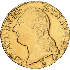 Francia, Louis XVI, Louis d'or à la tête nue, 1787, Paris, Oro, BB