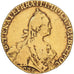 Rússia, Catherine II, 5 Roubles, 1769, Saint Petersburg, Dourado, VF(30-35)