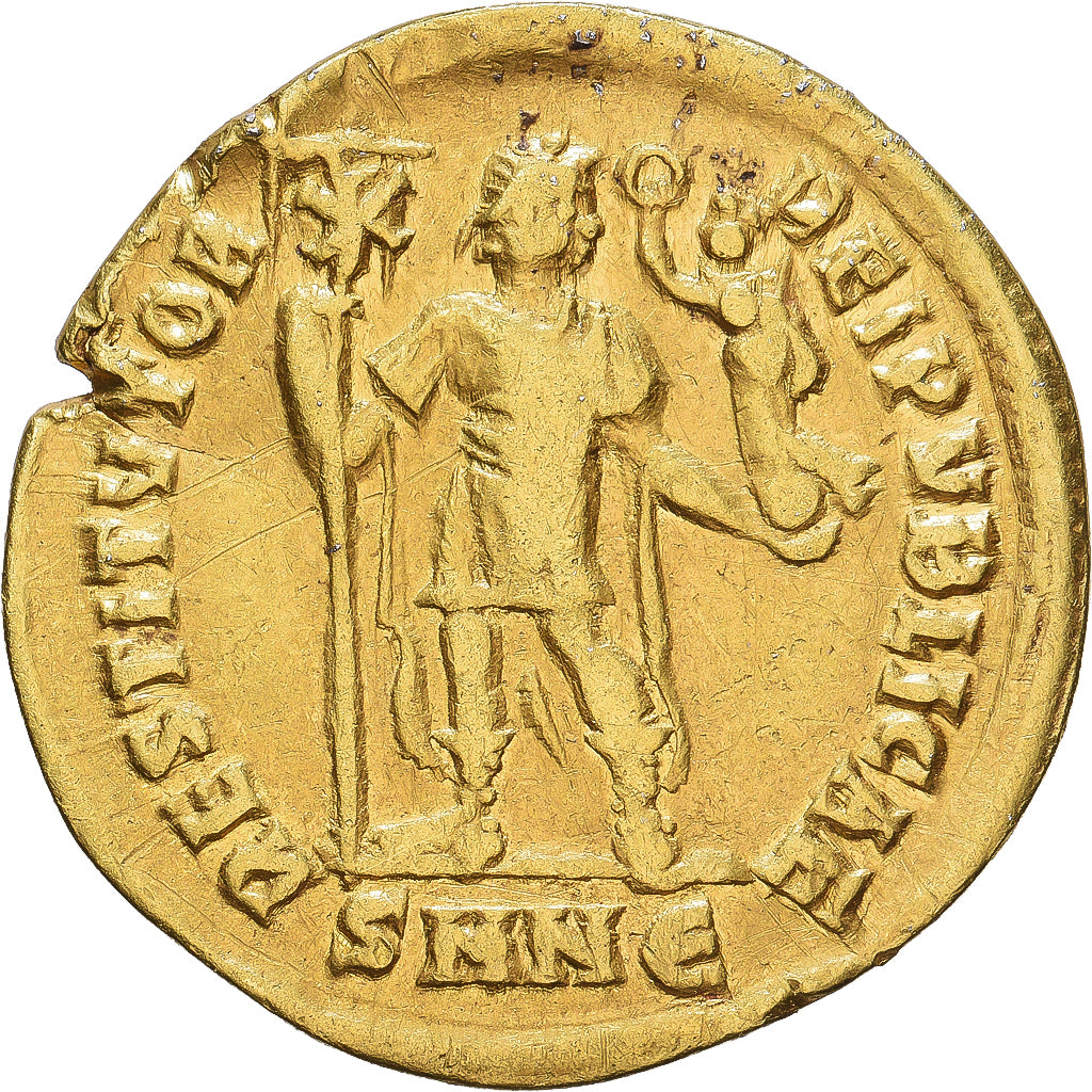 Roman Empire, Valens, Solidus, 364-367, Nicomedia, Złoto, VF(30-35), RIC:2d