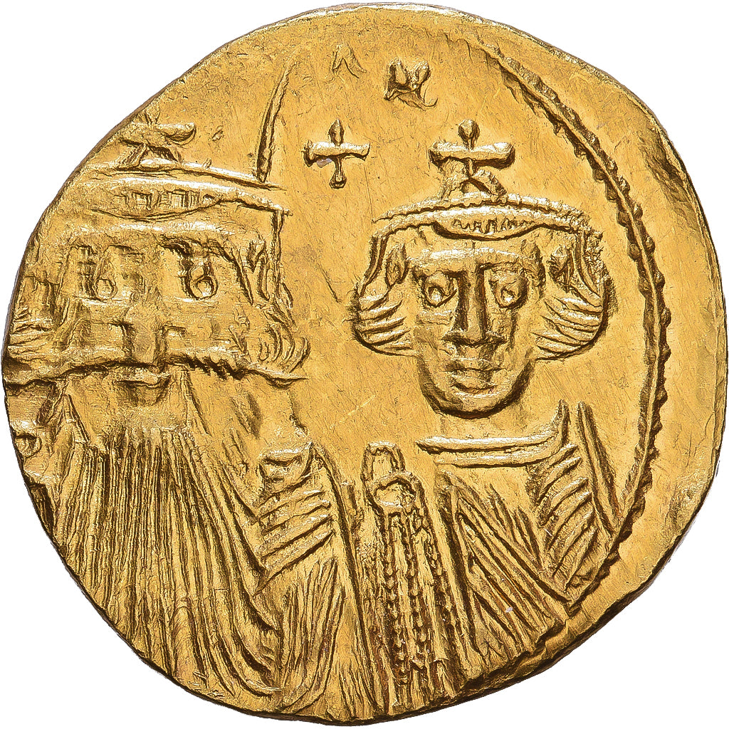 Byzantine Empire, Constans II, Constantine IV, Heraclius and Tiberius, Solidus