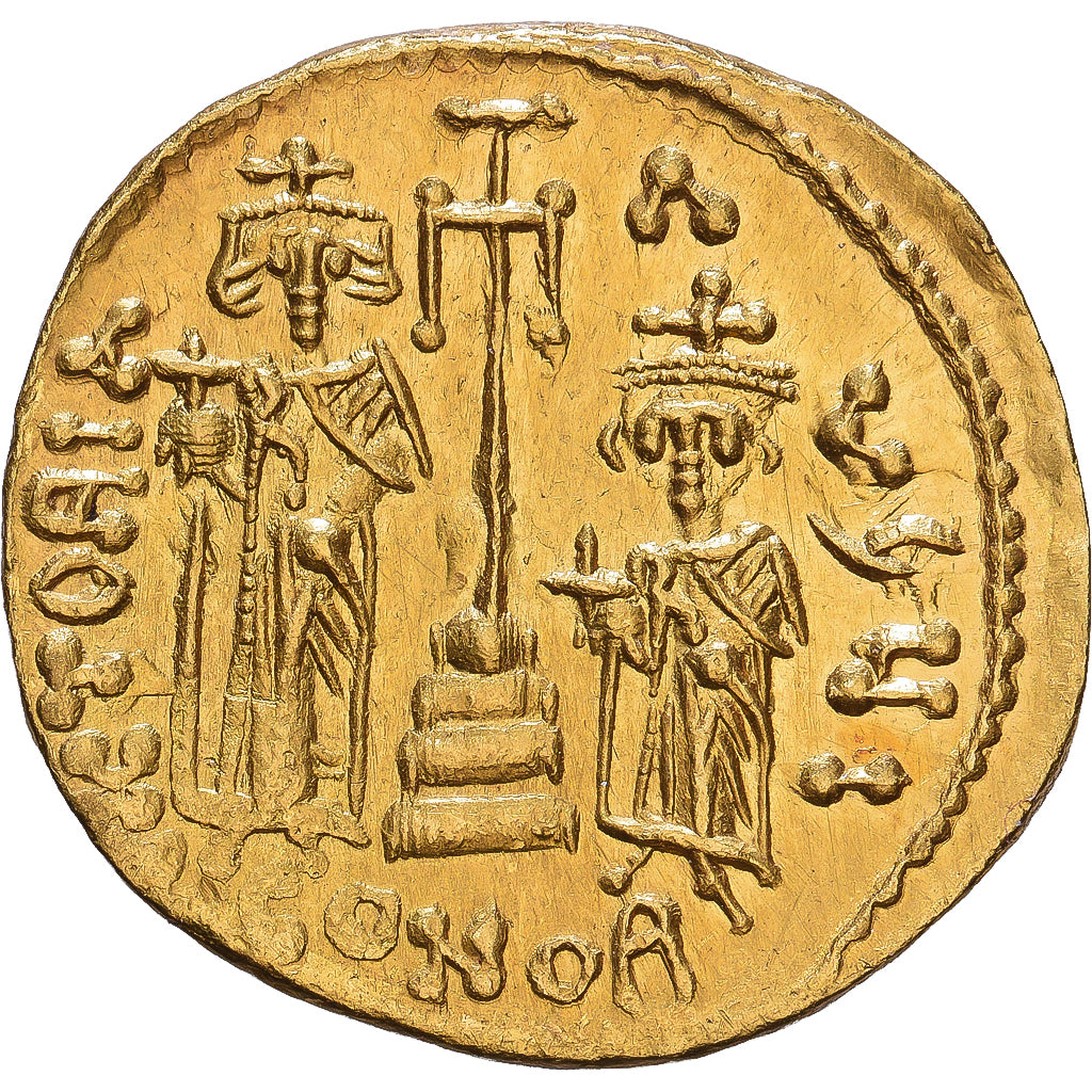 Byzantine Empire, Constans II, Constantine IV, Heraclius and Tiberius, Solidus