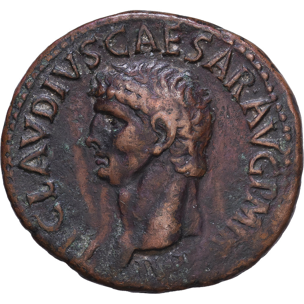 Roman Empire, Claudius, As, 41-50, Rome, Brązowy, EF(40-45), RIC:95