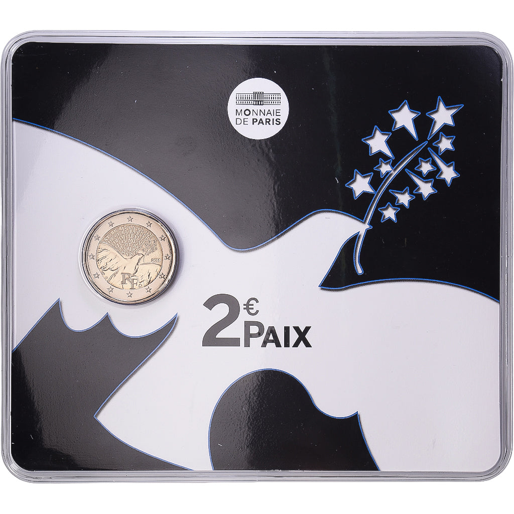 Francia, 2 Euro, Paix, 2015, MDP, Bi-metallico, FDC