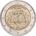 Netherlands, 2 Euro, Treaty of Rome, error off center strike, 2007, Utrecht