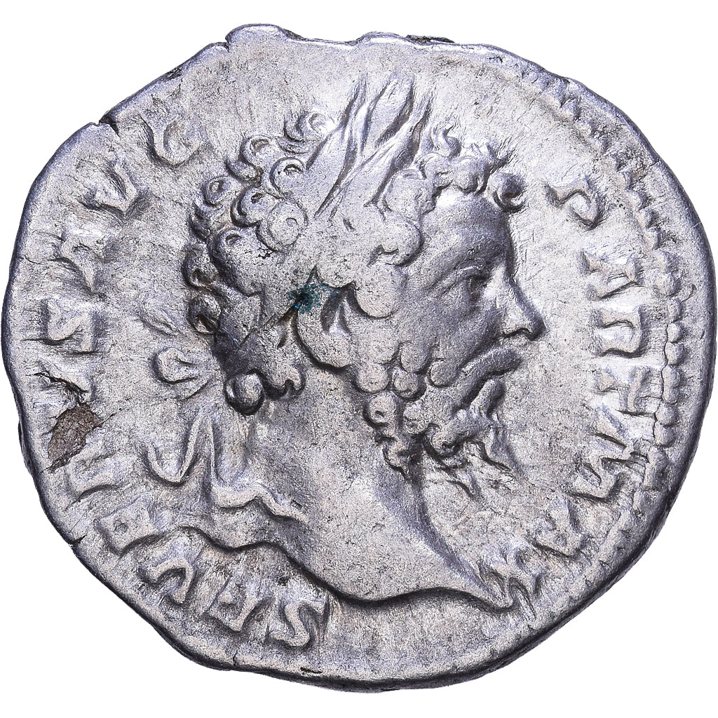 Roman Empire, Septimius Severus, Denarius, 200-201, Rome, Fourrée, Argento