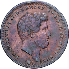 Kingdom of the Two Sicilies, Ferdinando II, 2 Tornesi, 1842, Naples, Copper