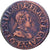 France, Louis XIII, Double Tournois, 1616, Paris, Copper, VF(30-35), Gadoury:7