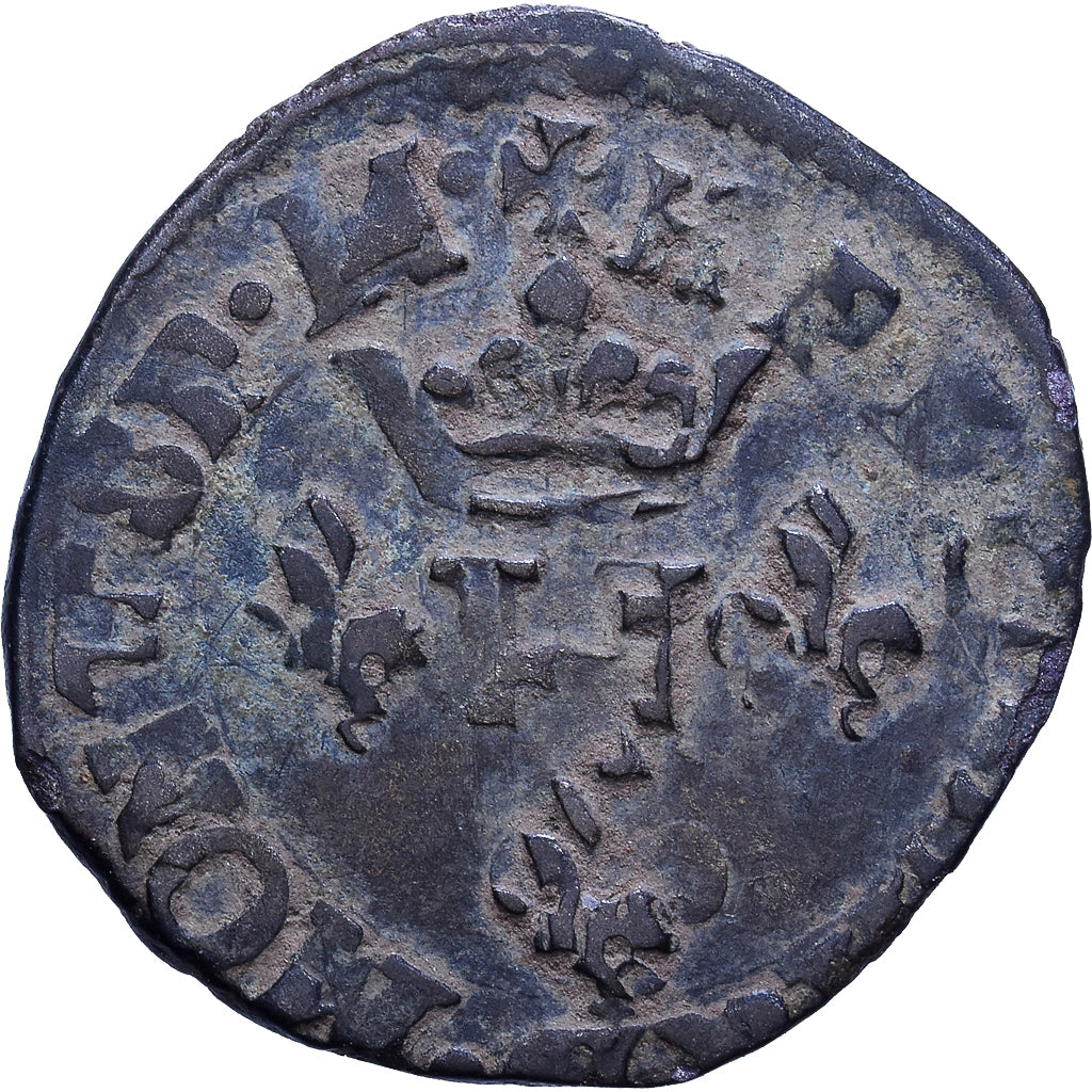 Principauté de Dombes, Henri II de Montpensier, Liard, 1597, Trévoux, Billon