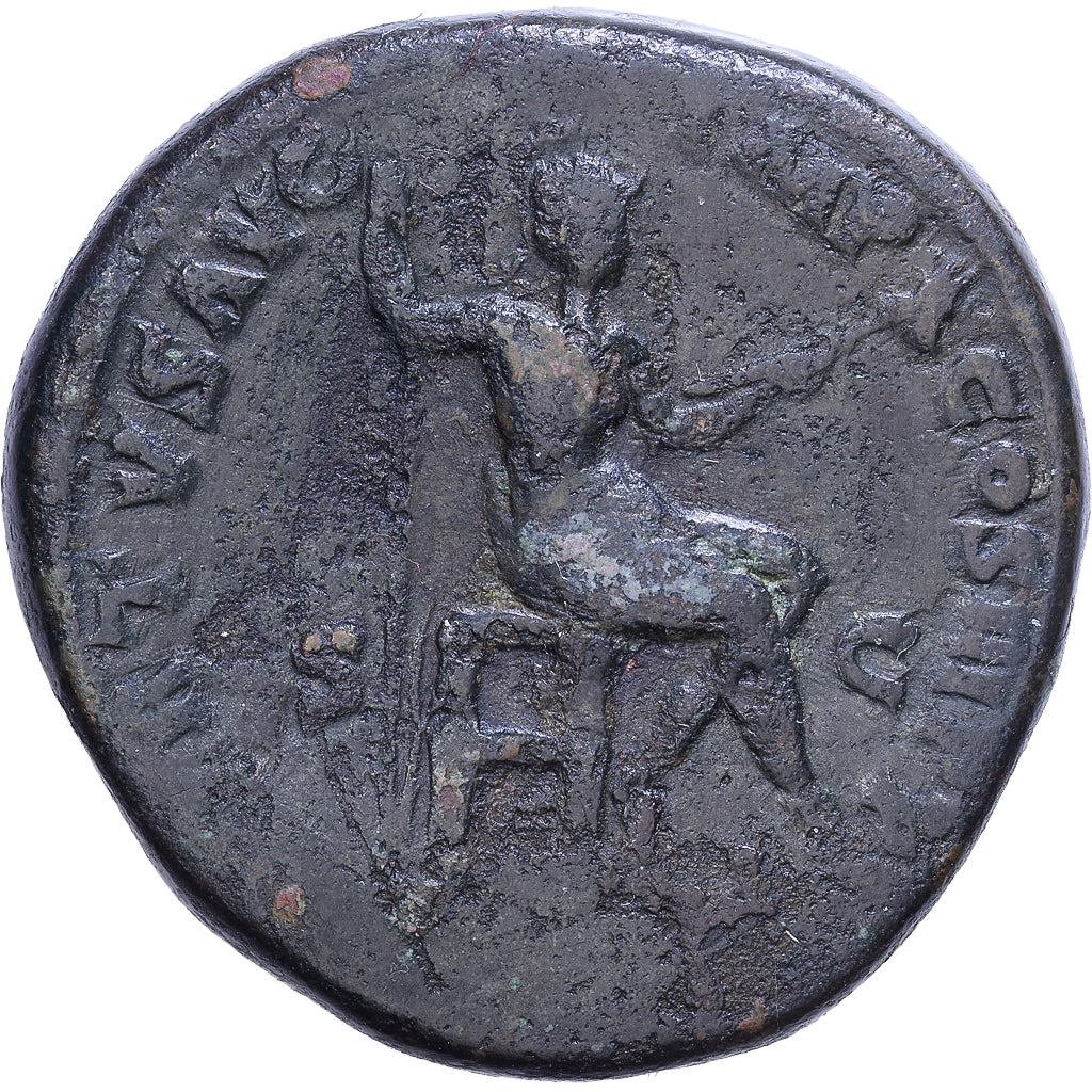 Empire romain, Marc Aurèle, Sesterce, 161-180, Rome, Bronze, TB