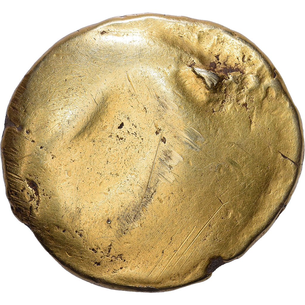 Gaul, Ambiani, Stater, 60-50 BC, Amiens, Uniface, Gold, EF(40-45)