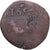 Hiszpania, 12 Maravedis, 1650-1659, Przebicie, Miedź, VF(20-25)
