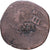 Hiszpania, 12 Maravedis, 1650-1659, Przebicie, Miedź, VF(20-25)