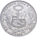 Peru, 1 Sol, 1935, Lima, Silver, AU(50-53), KM:218.2
