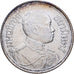 Tailandia, Rama VI, 1 Salung, 1/4 Baht, 1924, Plata, MBC