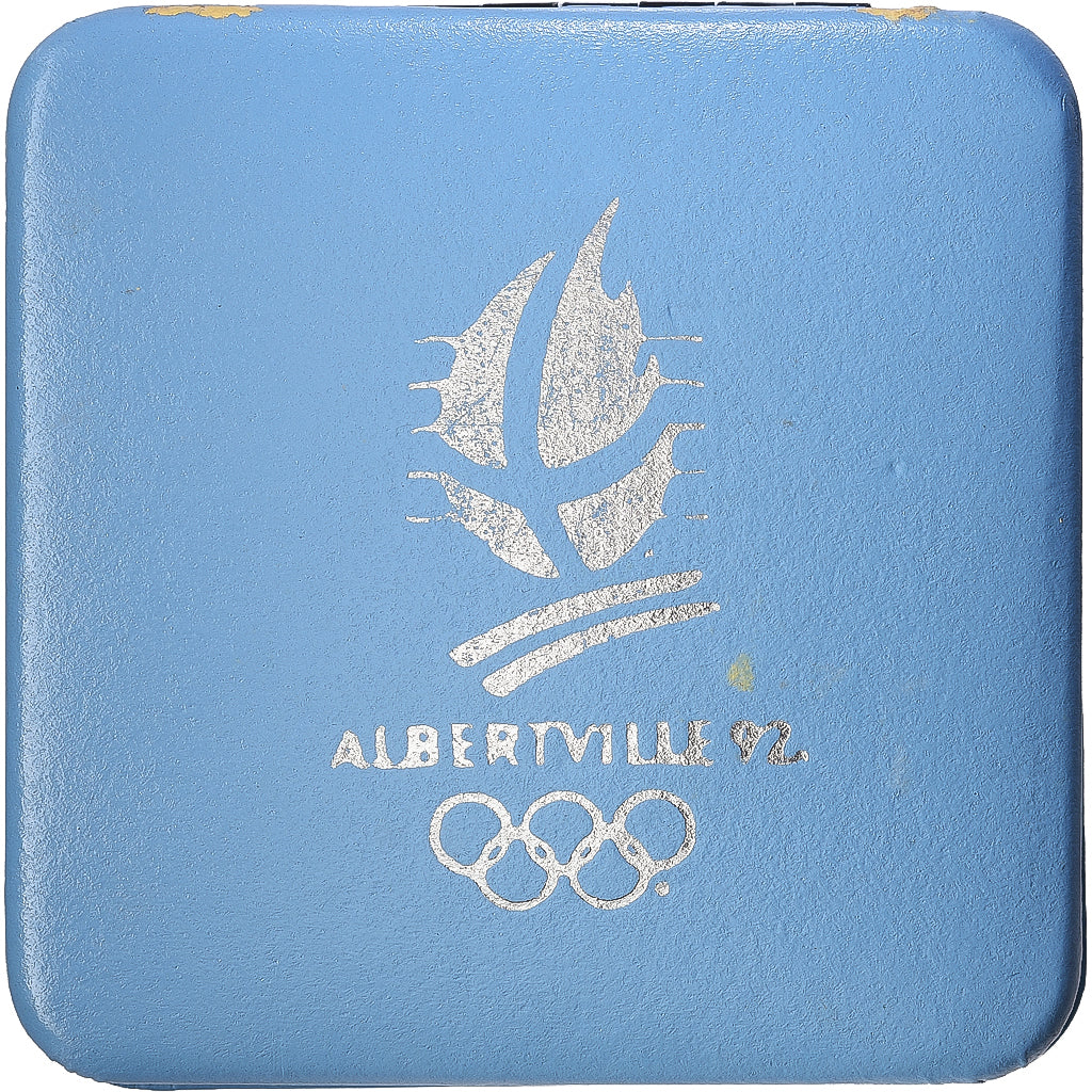 France, 100 Francs, 1992 Olympics, Albertville, Cross-country Skiing, 1991, MDP