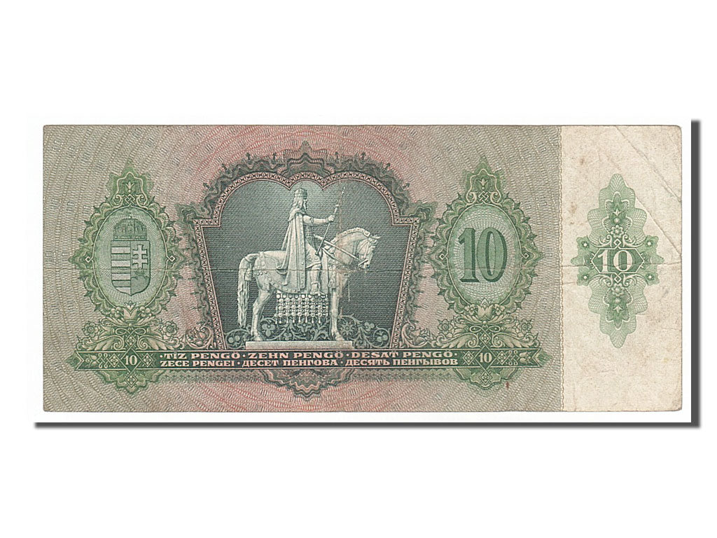 Banknote, Hungary, 10 Pengö, 1936, 1936-12-22, EF(40-45)