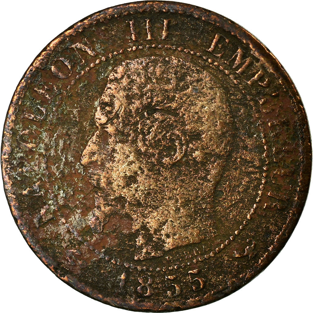 Münze, Frankreich, Napoleon III, Napoléon III, Centime, 1855, Lille, SGE