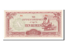 Geldschein, Burma, 10 Rupees, 1942, UNZ-