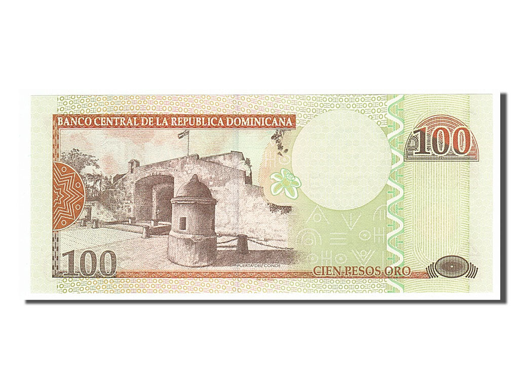 Banknot, Republika Dominikany, 100 Pesos Oro, 2009, UNC(65-70)