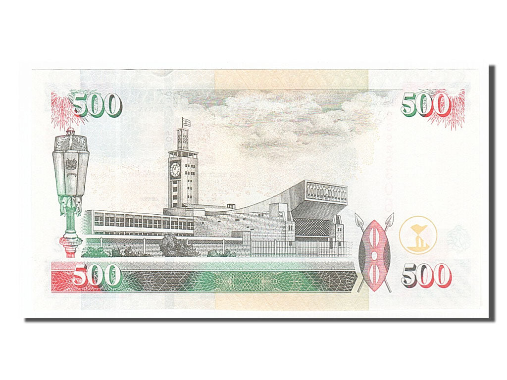 Banknote, Kenya, 500 Shillings, 2010, 2010-07-16, UNC(65-70)