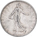 Francia, Franc, Semeuse, 1919, Paris, Plata, MBC+, Gadoury:467, KM:844.1