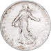 Francja, 2 Francs, Semeuse, 1916, Paris, Srebro, EF(40-45), Gadoury:532