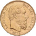 Belgien, Leopold II, 20 Francs, 20 Frank, 1876, Brussels, Gold, VZ, KM:37