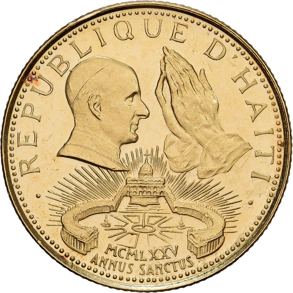 Haiti, 200 Gourdes, 1974, Proof, Gold, MS(65-70), KM:115